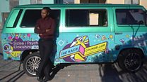 Funky van helping traumatised children