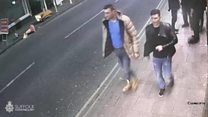 Footage released of men wanted over rape