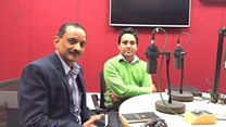 डा. सरोज ओझा र जगन्नाथ लामिछानेसँग