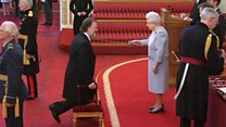 Bryn Terfel yn cael ei urddo'n farchog