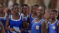 Girl guides helping to clean Ghana's air