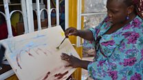 Mchoraji mahiri asiyeona nchini Uganda