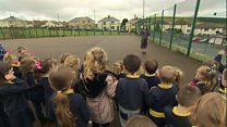 Pupils' daily mile raising energy levels