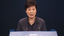 S Korea 'split' over president scandal