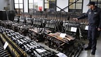 Thousands of weapons seized in Spain