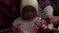 Inside emergency feeding centre