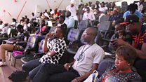 Le public du festival international de slam à Bamako