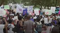 Rally against Angola anti-abortion bill