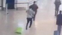 CCTV shows moment Paris soldier attacked