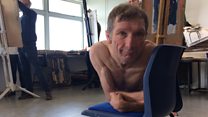 Life model explains disability with nudity