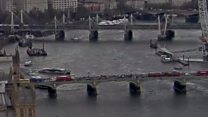 Victim falls from Westminster Bridge