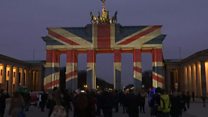 Британський прапор висвітився у центрі Берліна