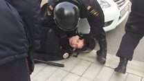 В Москве прошла несанкционированная антикоррупционная акция