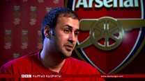 Арсеналда ойногон афган жигити