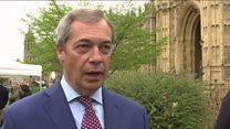Farage 'thrilled' Brexit 'past point of no return'