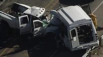 Twelve dead in church van crash
