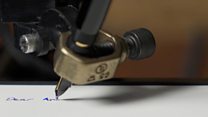The hand-writing machine