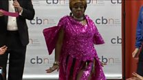Senior stars step out on the NY catwalk