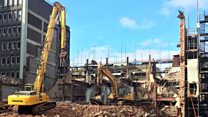 The moment Newcastle cinema collapsed