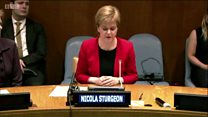 Sturgeon gives UN speech on gender quality