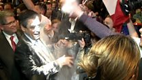 François Fillon enfariné