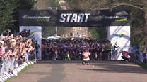 Thousands of runners took to the streets of Brighton for the 2017 marathon
