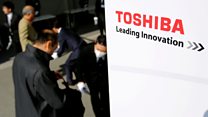 Why is behind Toshiba's financial crisis?