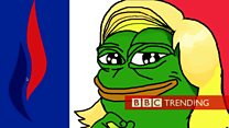 US internet 'warriors' send racially charged symbols to France
