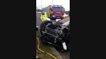 Mum jailed for drunken car-flip crash