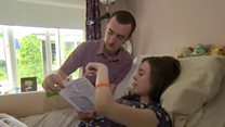 Overcoming illness to walk down the aisle