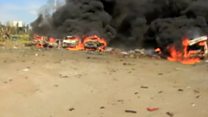 فرار از جنگ و افتادن در دام بمب گذار انتحاری