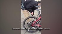 Man filmed appearing to steal bike in Bristol