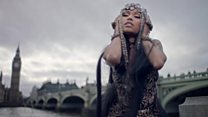 Minaj video filmed on Westminster Bridge