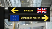 ما معنى عبارة A much bigger brexit؟