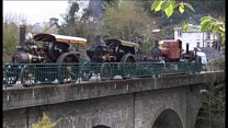 Manx steam convoy stuns onlookers