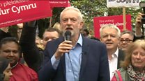 Corbyn makes election trip to Cardiff