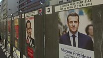 Busy at the polling station in France