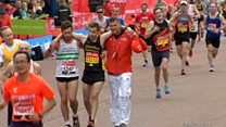 A moment that epitomes a marathon
