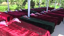 افغانستان در ماتم ۱۴۰ سرباز کشته شده حمله بلخ
