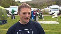'We can see Brecon glowing in the sky'
