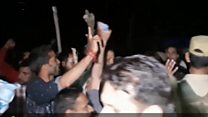 ہندو گئو رکشکوں کا خانہ بدوشوں پر حملہ