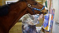 The painting horse