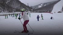 Where North Koreans go to ski