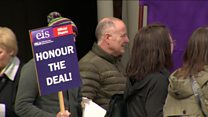 Lecturers strike over pay and conditions