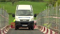 Minibus driver reopens bridge
