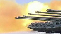 North Korea in display of military might
