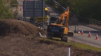 M74 roadworks warning for drivers