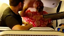 Passenger explains aeroplane brawl
