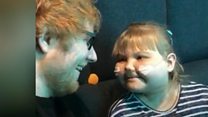 Sheeran treats ill girl to one-to-one gig