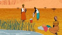 What happens when bathing in Lake Victoria